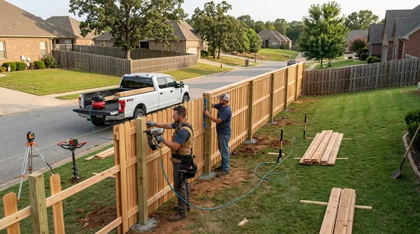 Team Fayetteville Fence Contractors in Fayetteville